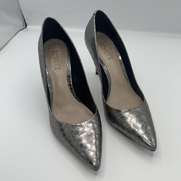 Schultz Sz 8 Rosie Soft Croc‎ Pumps - Picture 1 of 5